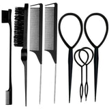 ZVOREI 8-Piece Kids Hair Styling Play Set – Safe and Gentle DIY Hairstyle Tools for Tweens and Teen Girls at Home