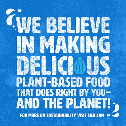 plant-based almondmilk made from filtered water and almonds, vegan and non-gmo project verified