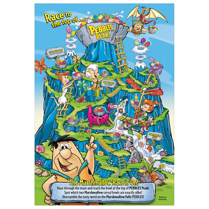 Post Fruity PEBBLES Marshmallow Cereal – Playful Breakfast Centerpiece for Family Home Decor