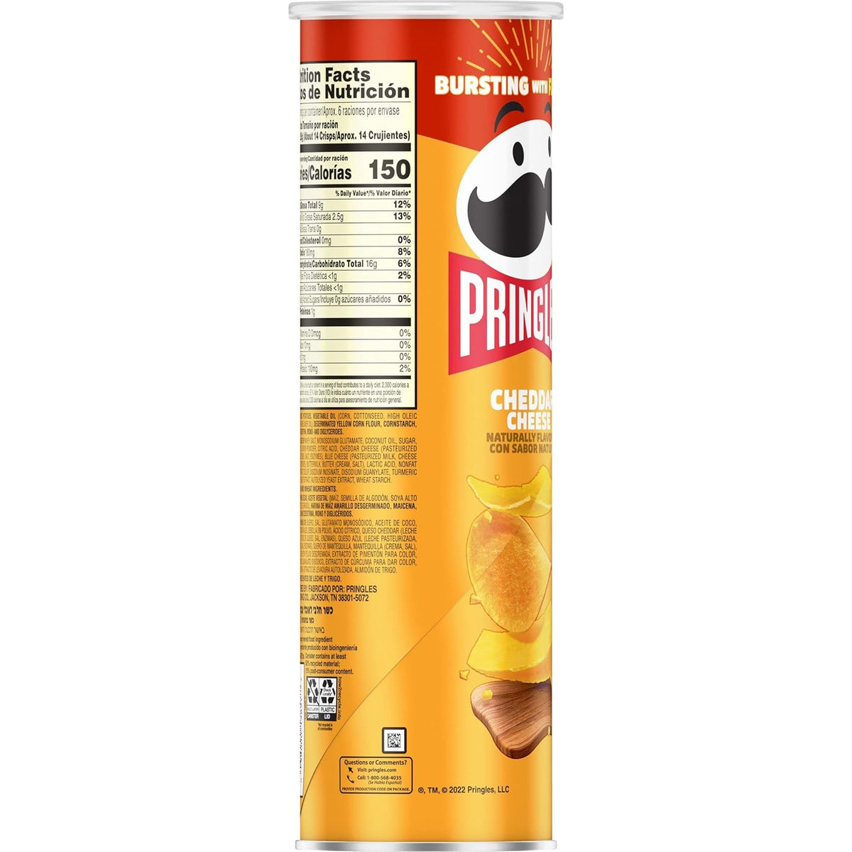 Pringles Potato Crisps – Holiday Gift Can for Snack Lovers and Teens