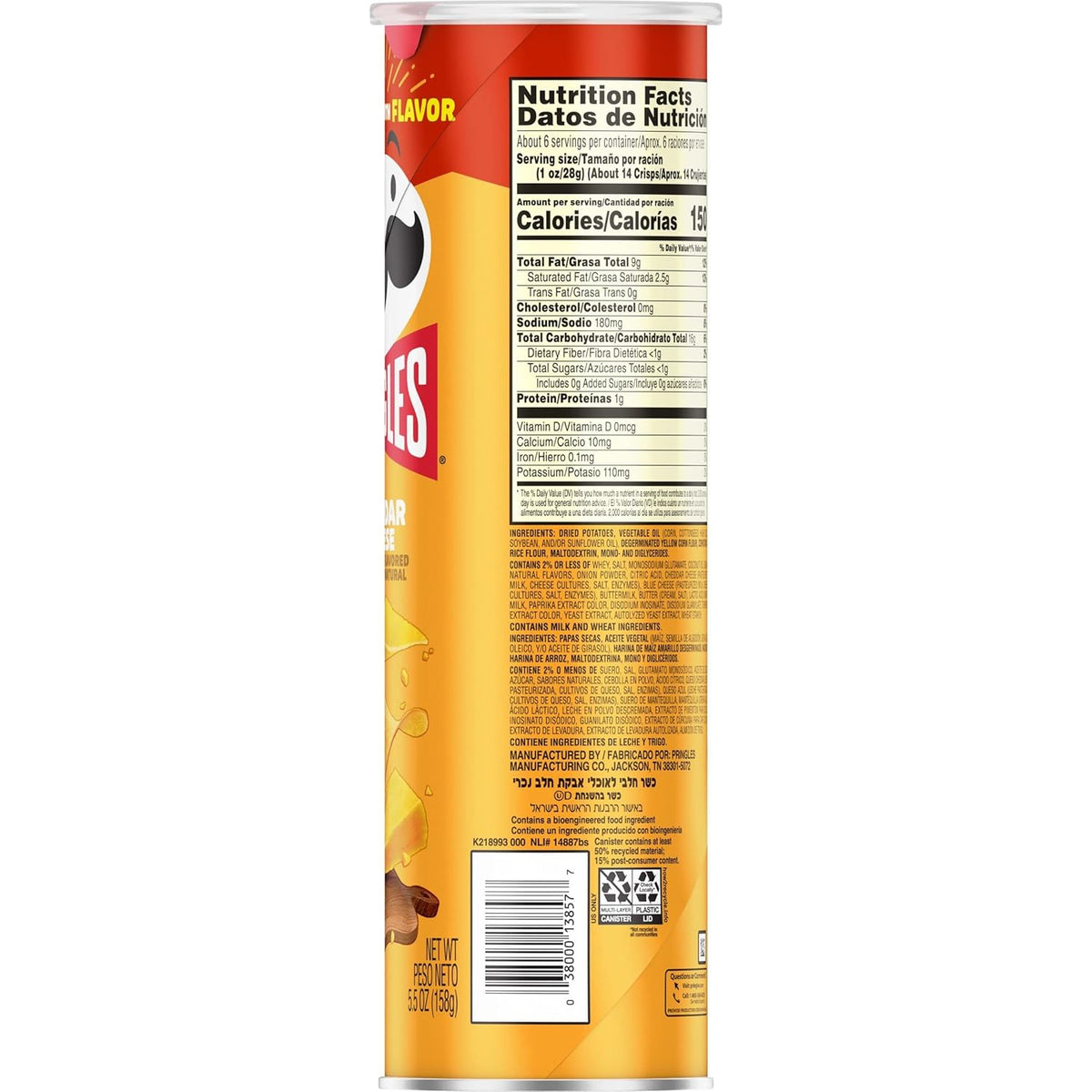 Pringles Potato Crisps – Holiday Gift Can for Snack Lovers and Teens