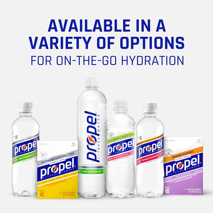 Propel Enhanced Water – Durable Outdoor Hydration for Cycling Trails and Surf Sessions, 12 oz Multi-Pack