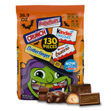 Butterfinger, CRUNCH, Baby Ruth & More Mini Candy Variety – Resealable Bag for Car Camping Trips and Picnic Treats, 36.9 oz