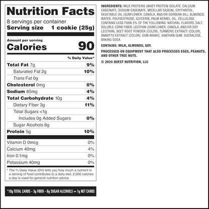 Quest Nutrition Frosted Protein Cookies – Patio Workout Recovery Bite for Outdoor Sessions, 5g Protein Frosted Cookie
