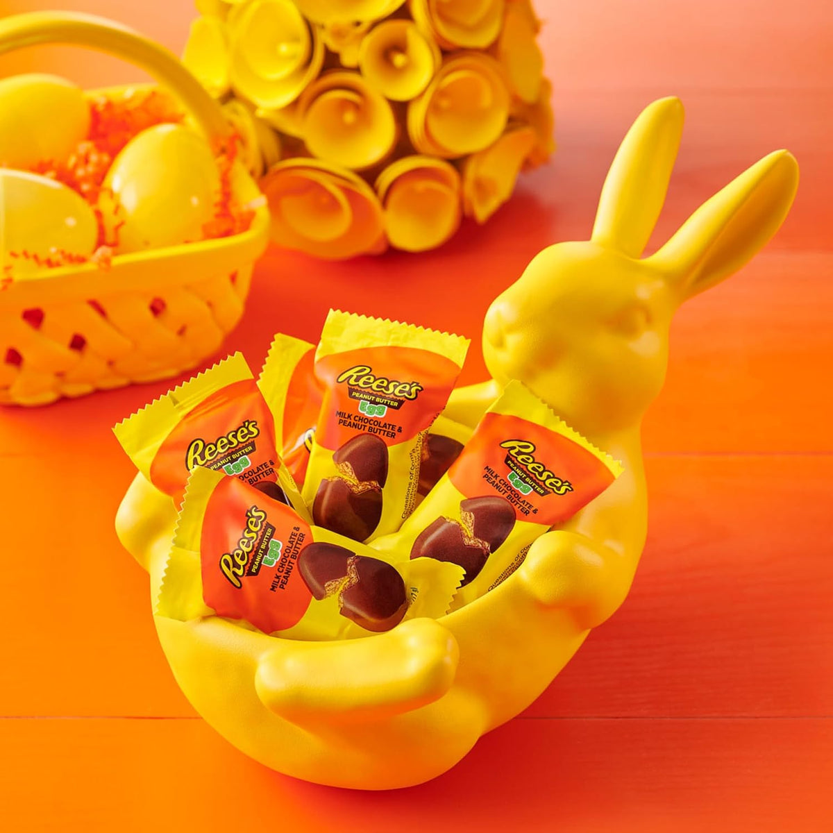 REESE'S Peanut Butter Eggs – Portable Spring Picnic Candy for Outdoor Egg Hunts and Park Days