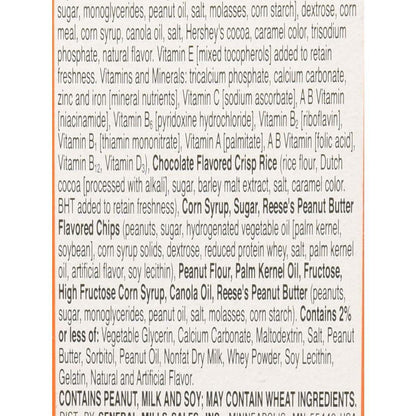 Reese's Puffs Cocoa & Peanut Butter Snack Bars – Safe School Snack for Children, Individually Wrapped 16 ct Multi-Pack