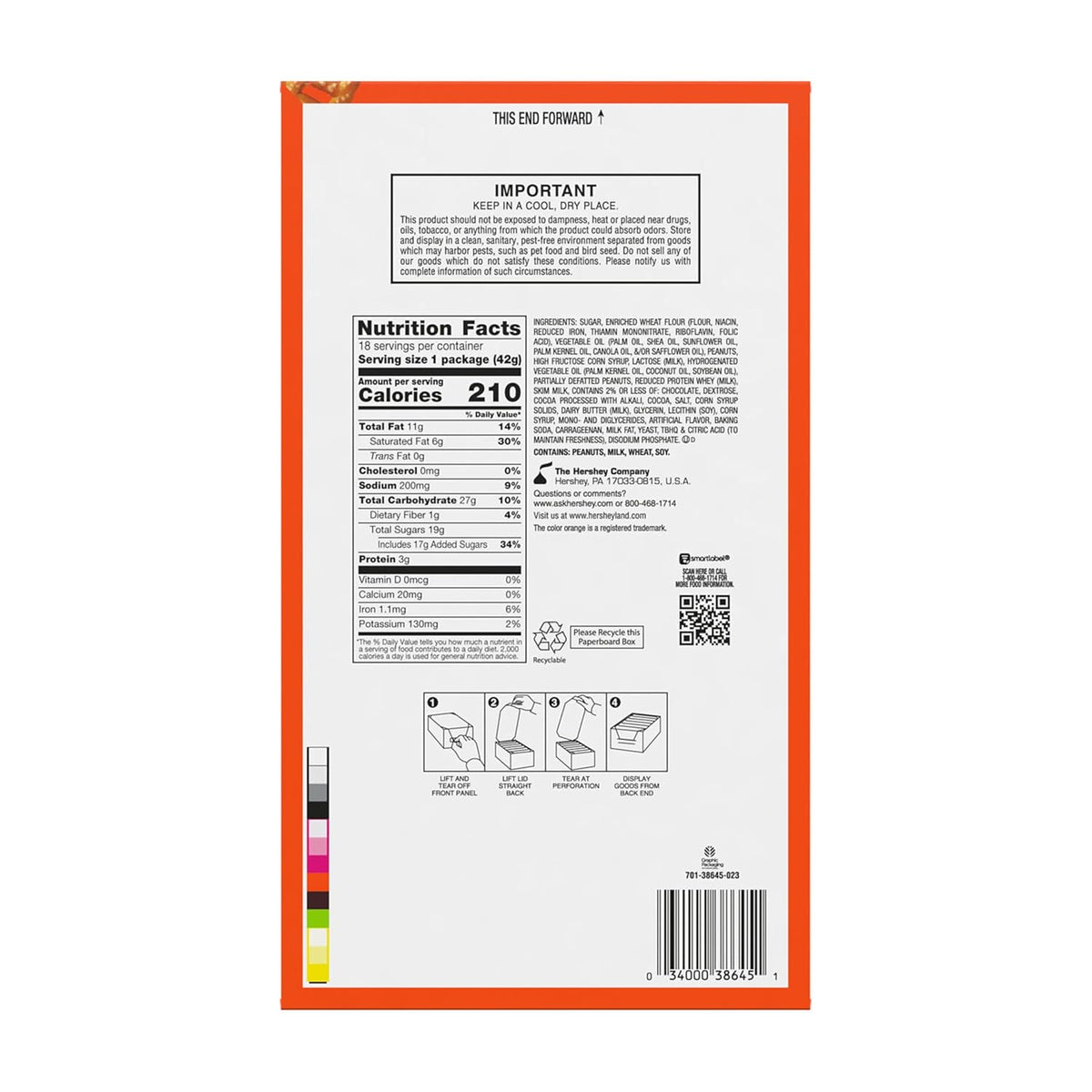 REESE'S TAKE 5 Pretzel Chocolate Bars – Lunchbox Stuffer for School and Sports Practice