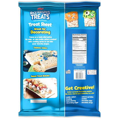 Rice Krispies Treats Marshmallow Sheet – Quick No-Bake Base for Bake Sale and Potluck Prep, 32oz