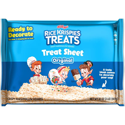 Rice Krispies Treats Marshmallow Sheet – Quick No-Bake Base for Bake Sale and Potluck Prep, 32oz