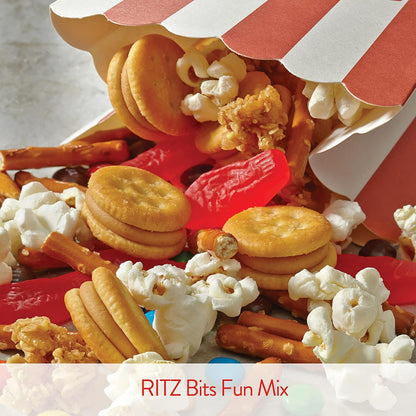 RITZ Bits Cheese Sandwich Crackers – Travel Snack Packs for Road Trips, Commuter Bags and Airport Layovers