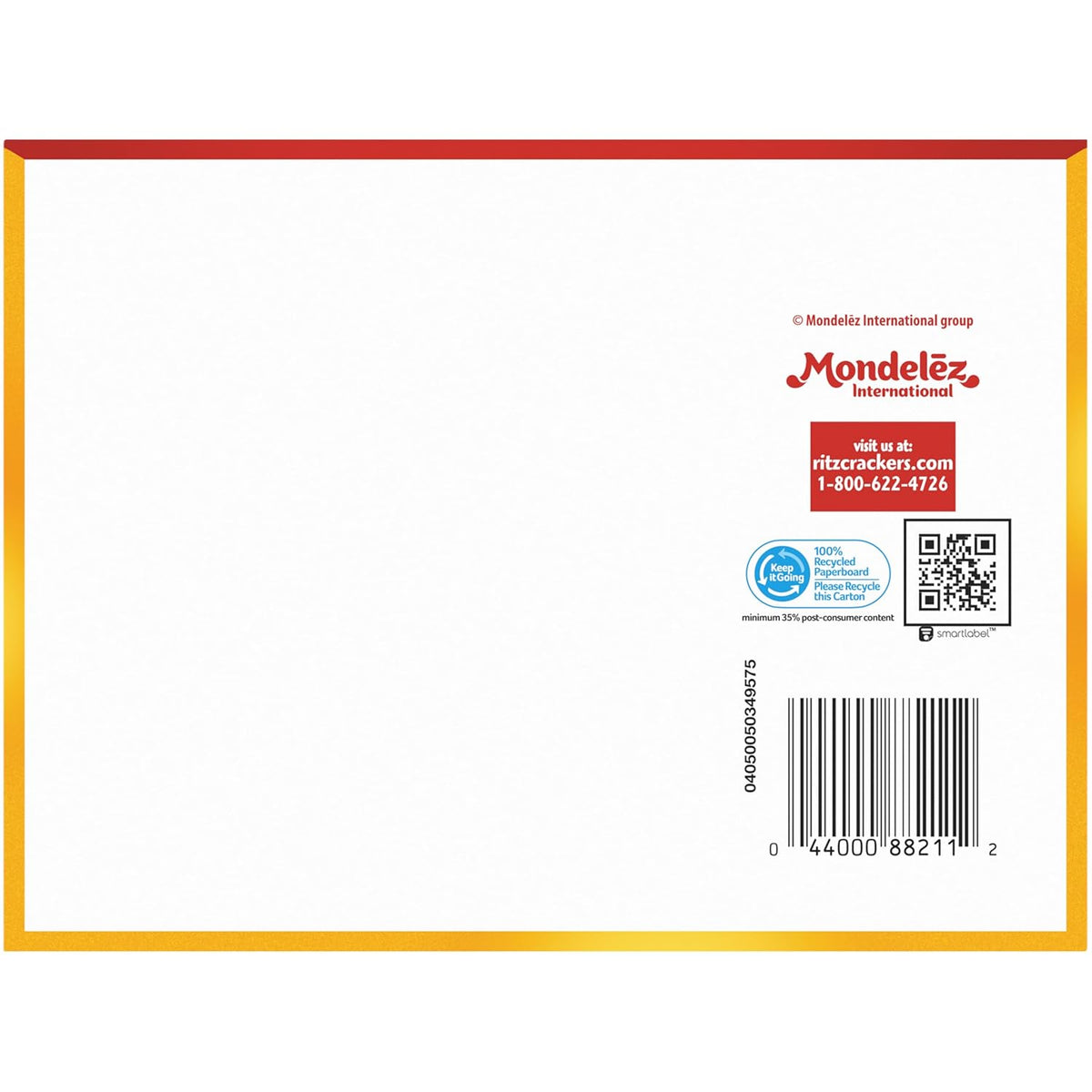 RITZ Cheese Sandwich Crackers – Kid-Friendly Pantry Staple for Lunchboxes and After-School Snacking, 48 Packs