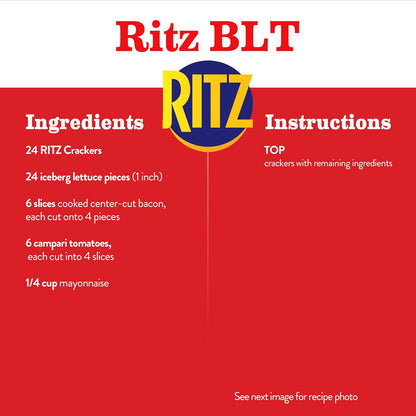 RITZ Original Crackers – Wholesome Hors d'Oeuvres Base for Entertaining with Confidence