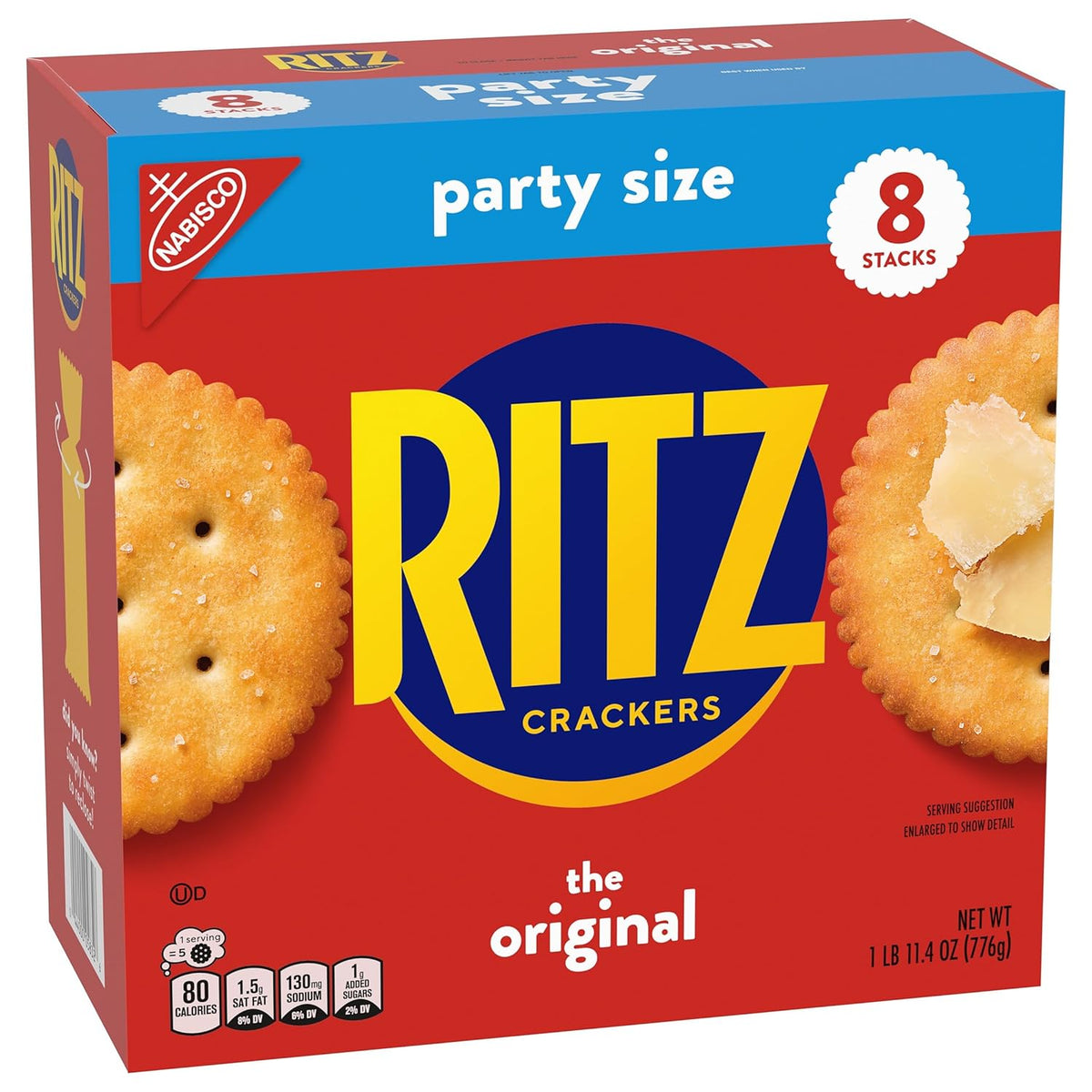 RITZ Original Crackers – Wholesome Hors d'Oeuvres Base for Entertaining with Confidence