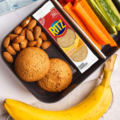 RITZ PB and Cheese Sandwich Cracker Snack Packs – Kid-Friendly Backpack Stuffer for School and Playdates