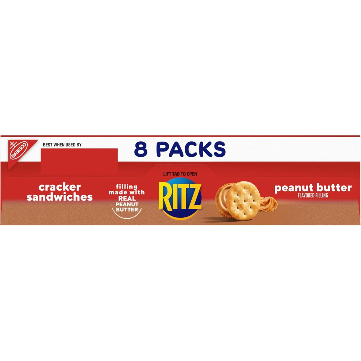 RITZ Peanut Butter Sandwich Crackers – Individually Wrapped Kids Snacks for Lunchboxes and Playdates