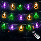 Zimati Halloween Lights 16ft IP65 Waterproof for Patio Porch and Outdoor Halloween Party Setup