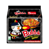 Samyang Buldak Korean Spicy Ramen – Office Desk Lunch and On the Go Meal for Busy Travelers, Halal Bulk 5 Pack