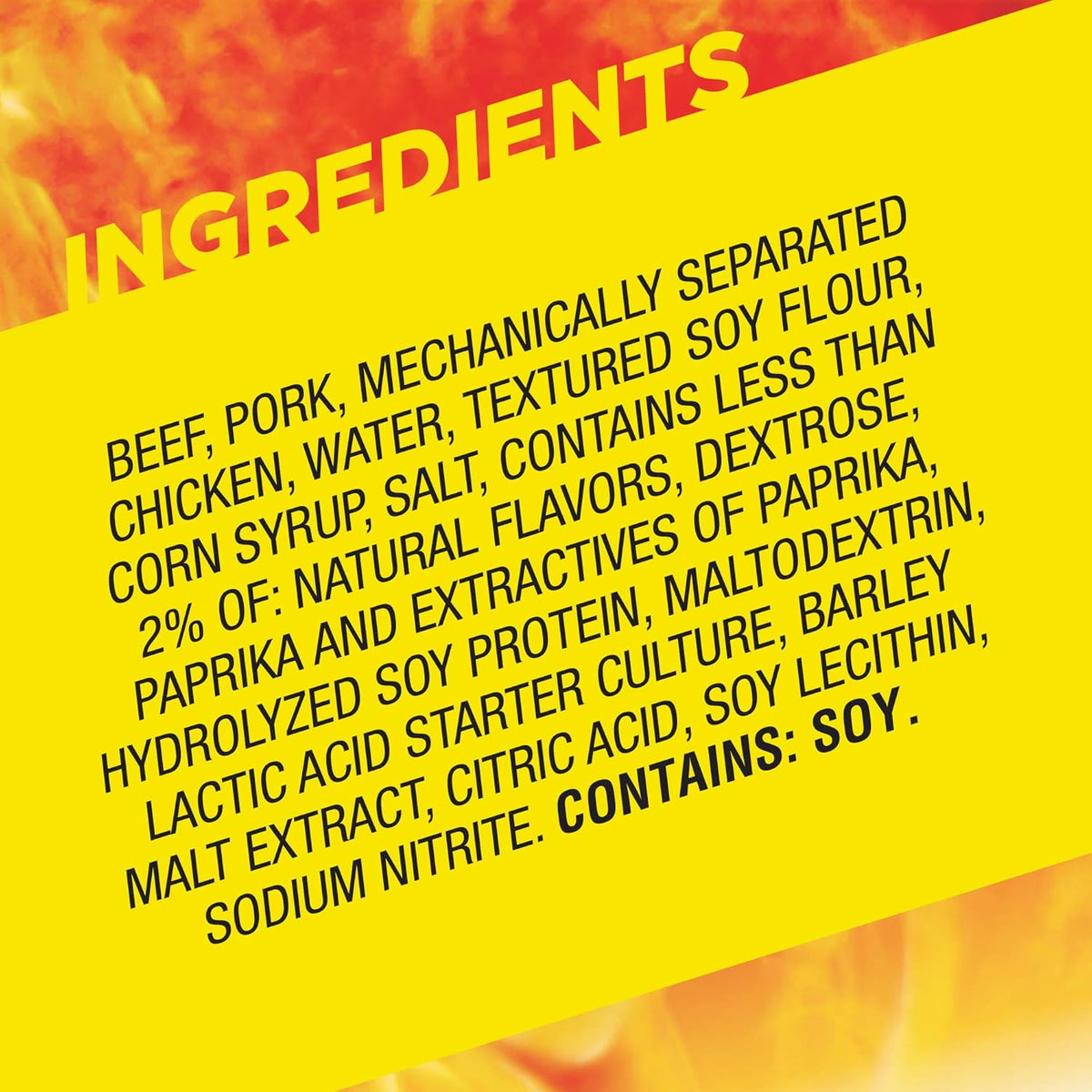 shelf-stable smoked sausage format that does not require refrigeration until opened