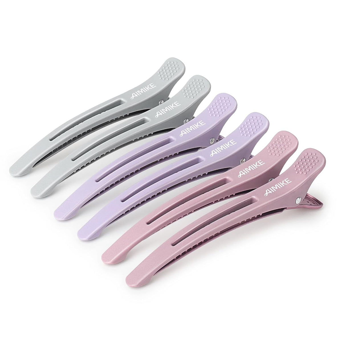 silicone band along the clamp edge prevents creases, dents, and pulling on hair