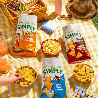 Simply Snacks Organic Snack Pack – Guilt-Free Chips for Wellness Routines and Self-Care, 36 Single-Serve