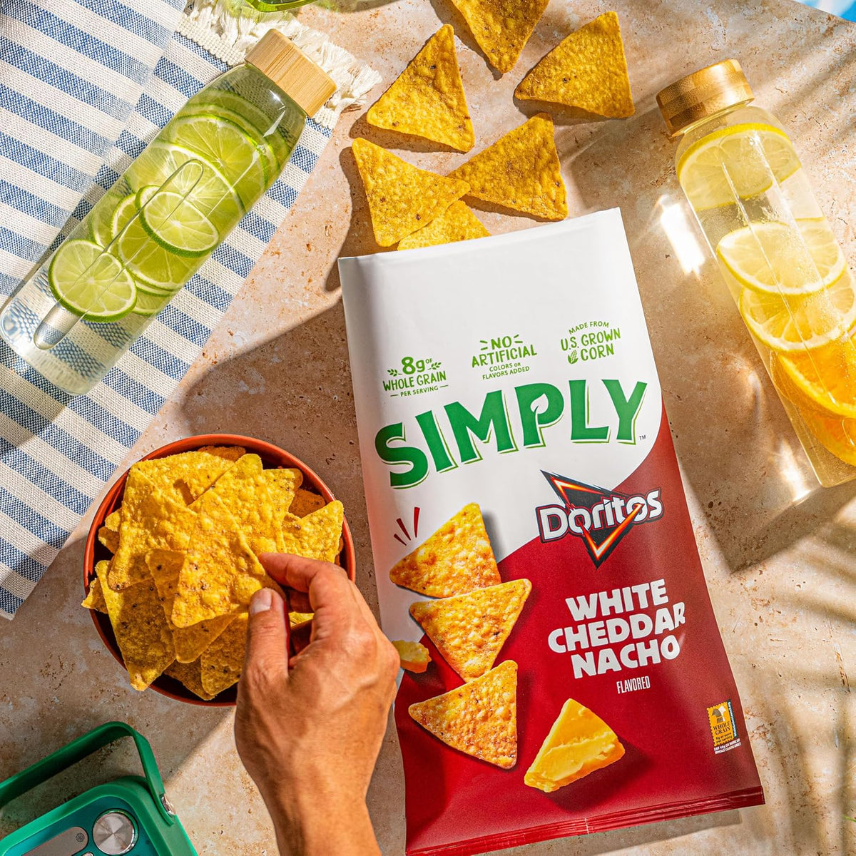 Simply Snacks Organic Snack Pack – Guilt-Free Chips for Wellness Routines and Self-Care, 36 Single-Serve