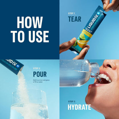 single-serving 16oz stick pack format for portability