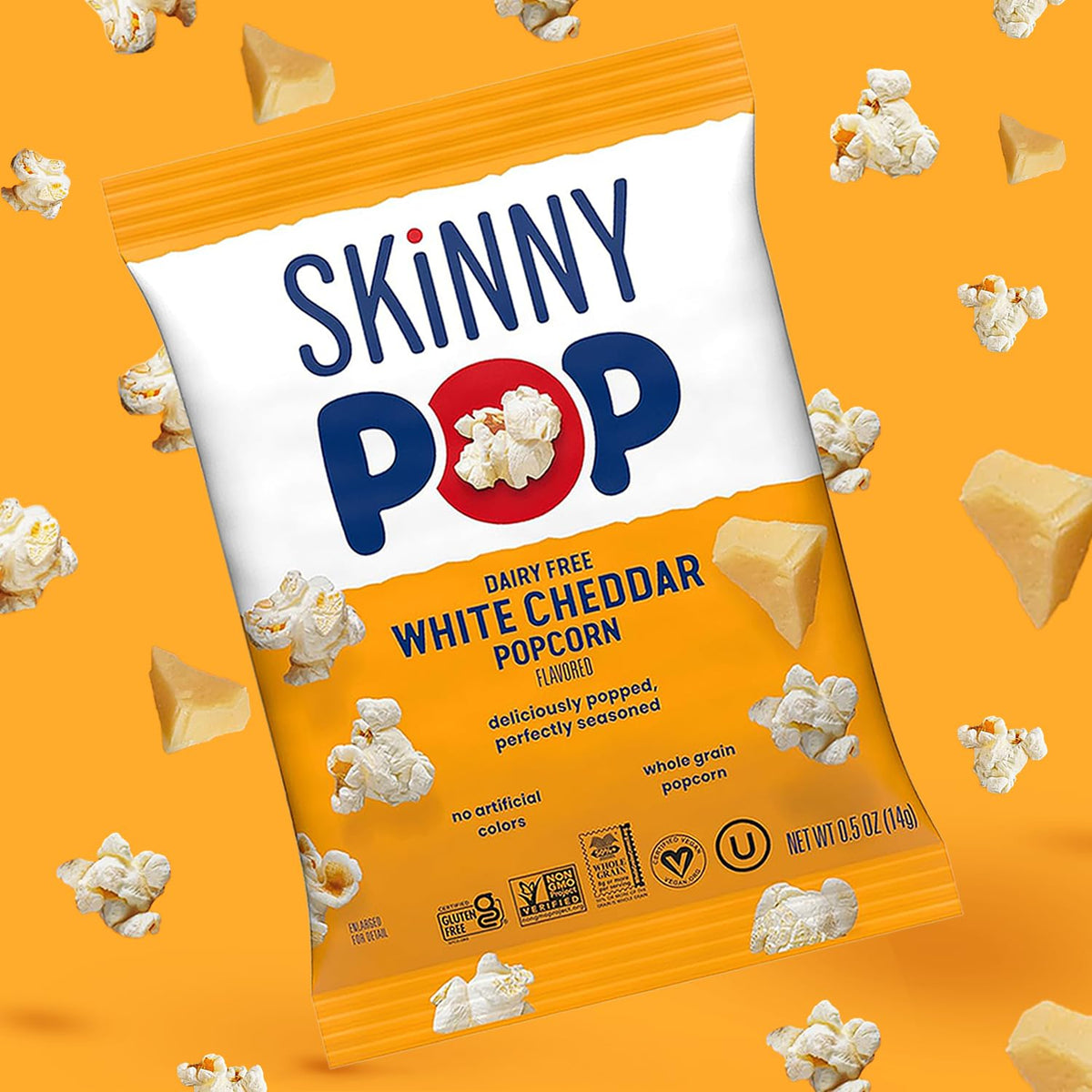 SkinnyPop Popcorn Variety Pack – Nut-Free Classroom Party Snack for Kids' Snack Bowls, 40ct
