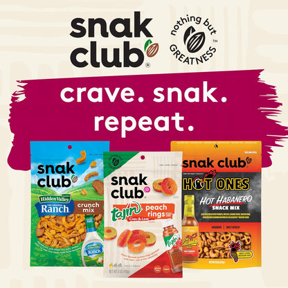 Snak Club Sweet & Salty Trail Mix, Family Size – Lunchbox Snack for Kids' School Meals, Resealable 14 oz Pouch