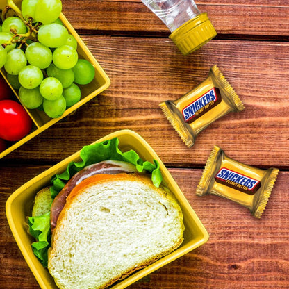 SNICKERS Peanut Butter Squared Halloween Treats for Party Favors and Gift Bags, Individually Wrapped 11.5oz