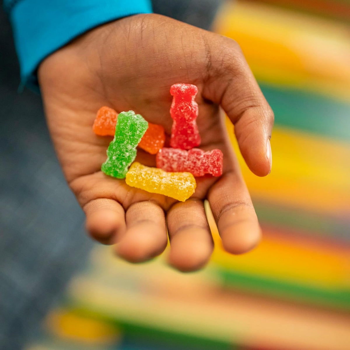 SOUR PATCH KIDS and SWEDISH FISH Halloween Candy for Party Table Scatters and Decor Accents, 80 Mini Snack Bags