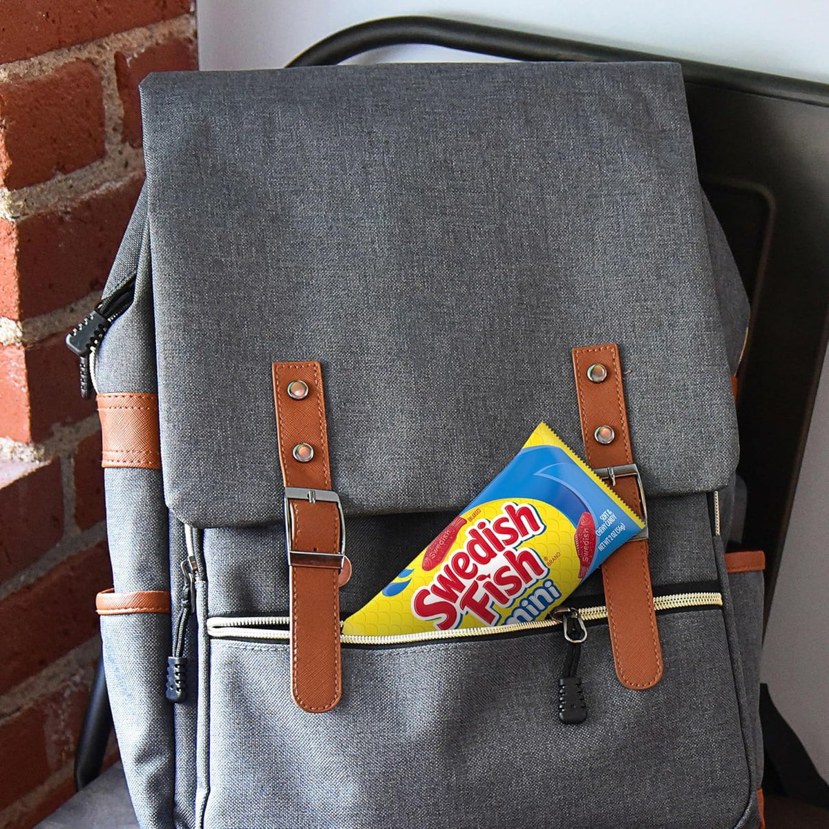 SOUR PATCH KIDS and SWEDISH FISH Mini Candy Pack – Portable Snack Bags for Road Trips, Camping, and Outdoor Adventures