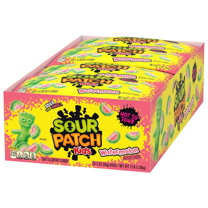 SOUR PATCH KIDS Watermelon Soft Candy – Grab and Go Treats for Sports Practice Bags, Hiking Packs and Beach Days