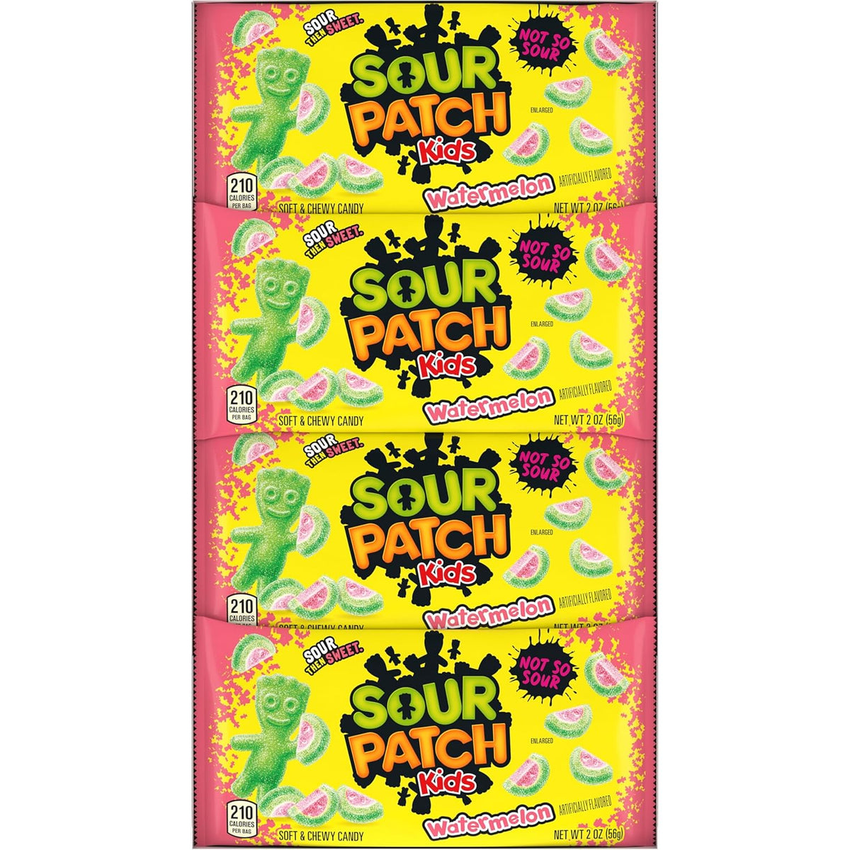 SOUR PATCH KIDS Watermelon Soft Candy – Grab and Go Treats for Sports Practice Bags, Hiking Packs and Beach Days