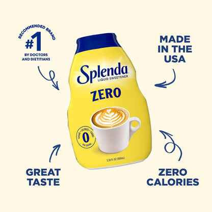 Splenda Liquid Sweetener Drops 100ml – Outdoor Adventure Pack for Pocket and Backpack Sweetening