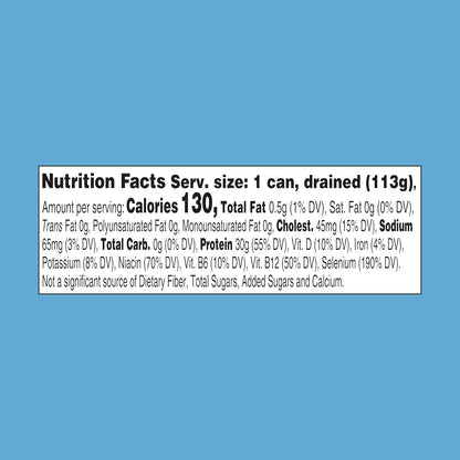 StarKist Selects No Salt Added Chunk White Albacore Tuna in Water - 4.5 oz Can for Road Trip and Emergency Pantry