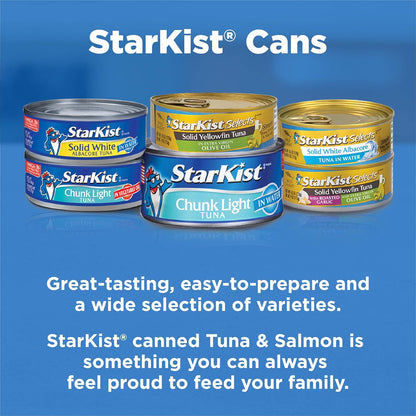 StarKist Selects No Salt Added Chunk White Albacore Tuna in Water - 4.5 oz Can for Road Trip and Emergency Pantry