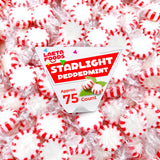 Starlight Peppermint Mints – Individually Wrapped Peppermint Hard Candy for Daily Fresh Breath Ritual, 75 Count