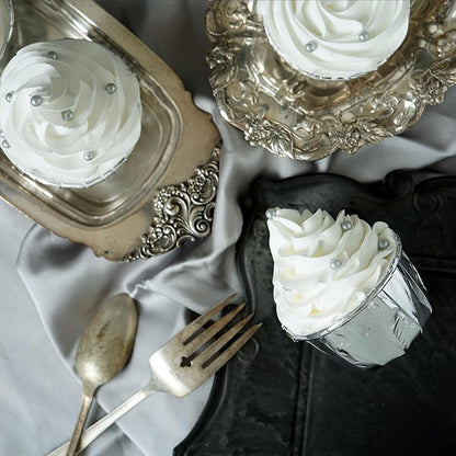 SUGAR BAY Edible Gold and Silver Pearl Topping – Luxury Cake Decorating for Weddings, Anniversaries and New Year's Eve Desserts