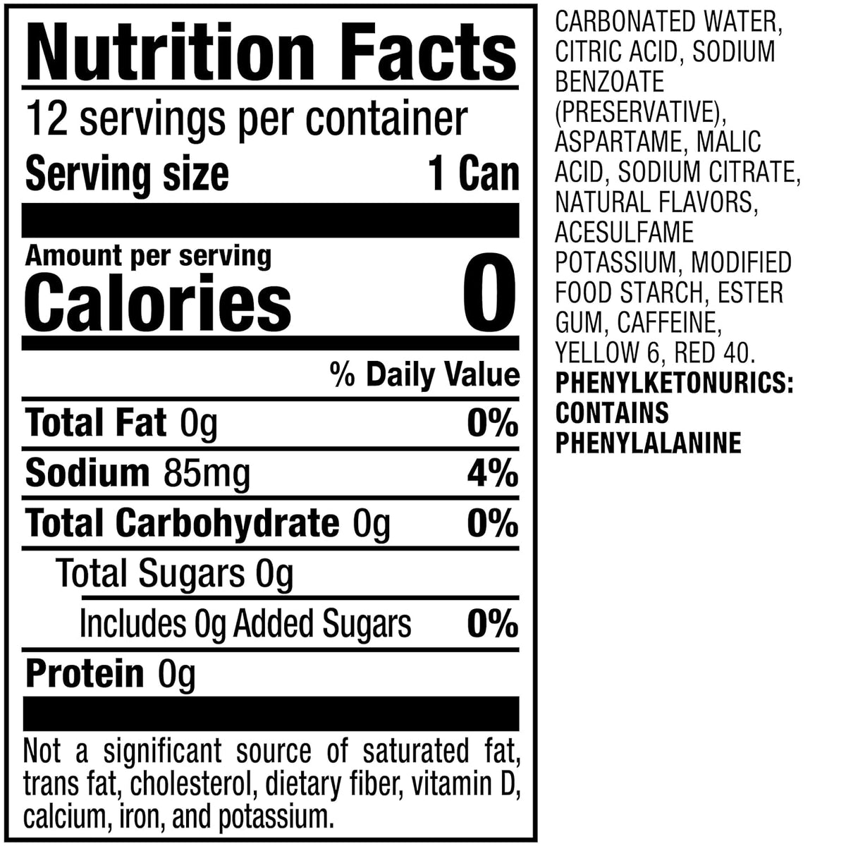 Sunkist Zero Sugar Orange Soda 12-Pack – Fun Gift for the Soda Lover in Your Life