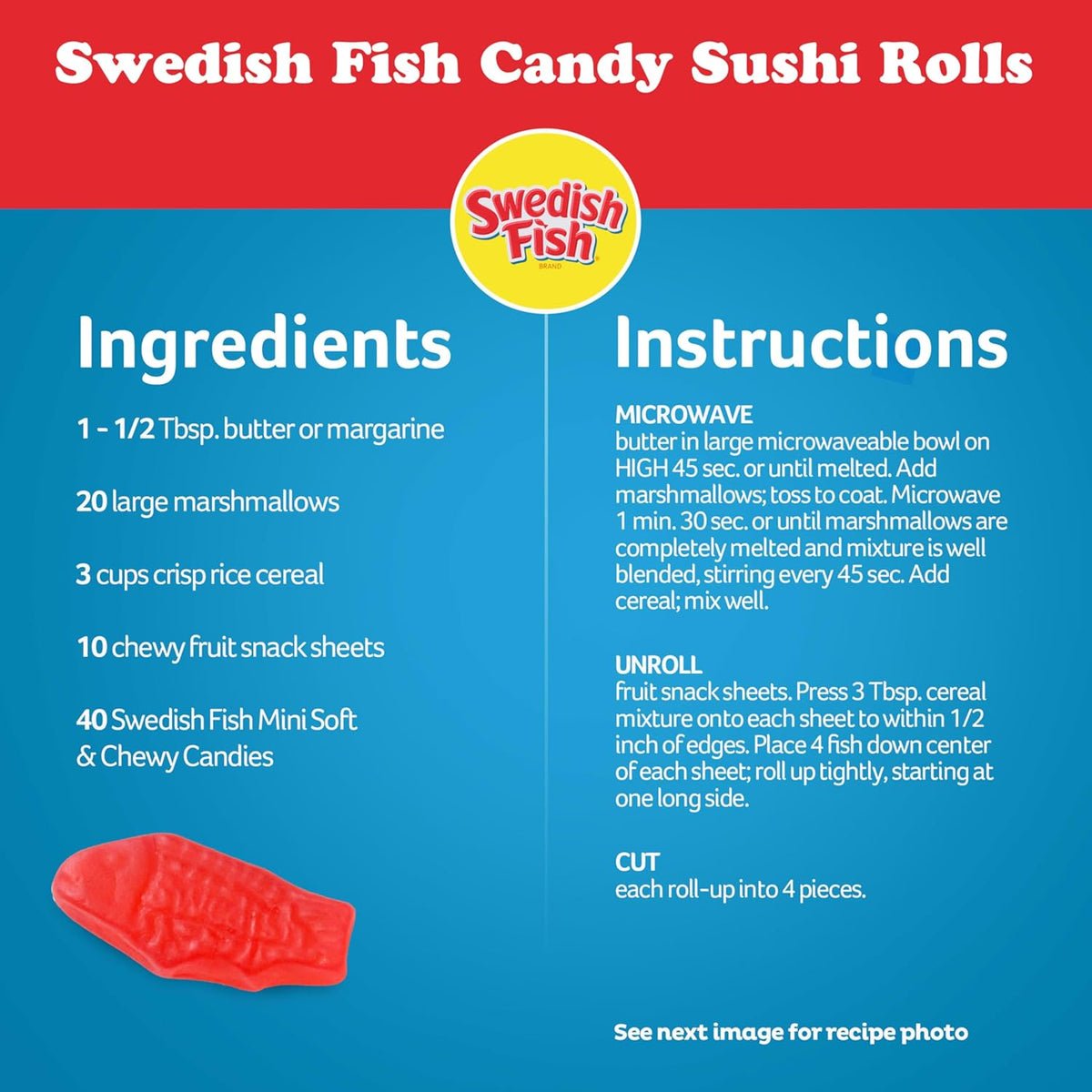 SWEDISH FISH Mini Gummy Candy - Office Break Room and Staff Meeting Treats, 140 Single-Serve Snack Packs