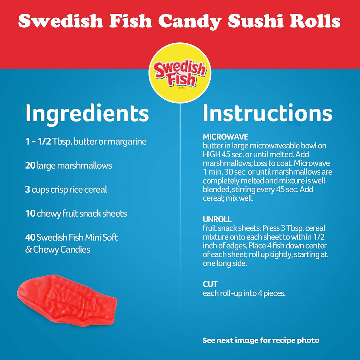 SWEDISH FISH Soft & Chewy Candy Mindful Portion Controlled Snack, 12 Pack 3.1 oz Boxes