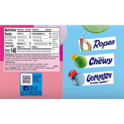 SweeTARTS Giant Chewy Candy – Sweet and Tart Hostess Gift for Party Planners and Hosts, 36 Pack