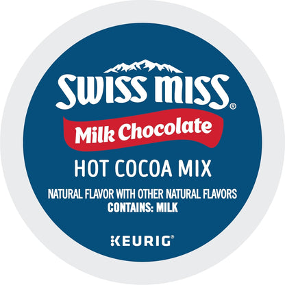 Swiss Miss Hot Chocolate K-Cups – Valentine's Day Gift for Mom, Single-Serve Cocoa Pods for Keurig Brewers