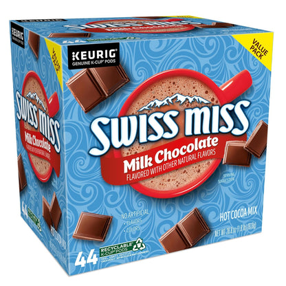 Swiss Miss Hot Chocolate K-Cups – Valentine's Day Gift for Mom, Single-Serve Cocoa Pods for Keurig Brewers