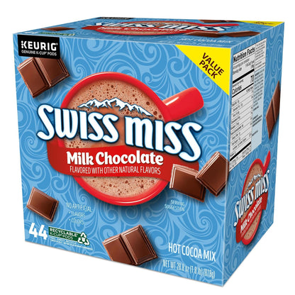 Swiss Miss Hot Chocolate K-Cups – Valentine's Day Gift for Mom, Single-Serve Cocoa Pods for Keurig Brewers