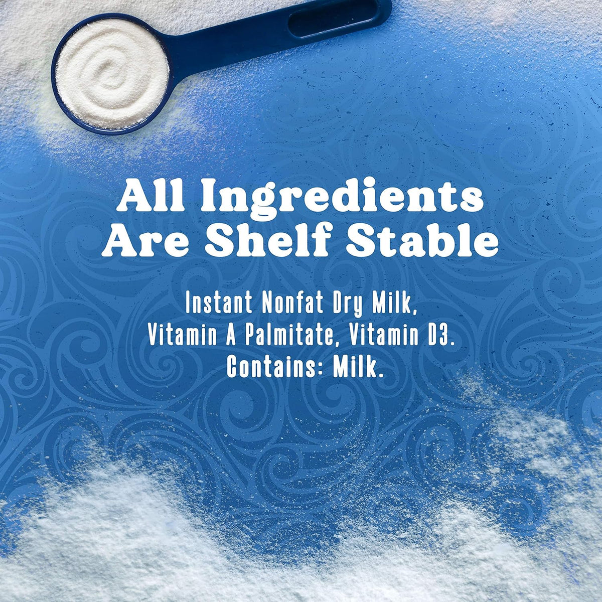 Swiss Miss Nonfat Dry Milk Canister – Lightweight Travel Dairy for Camping, Cabins, and Bug-Out Bags