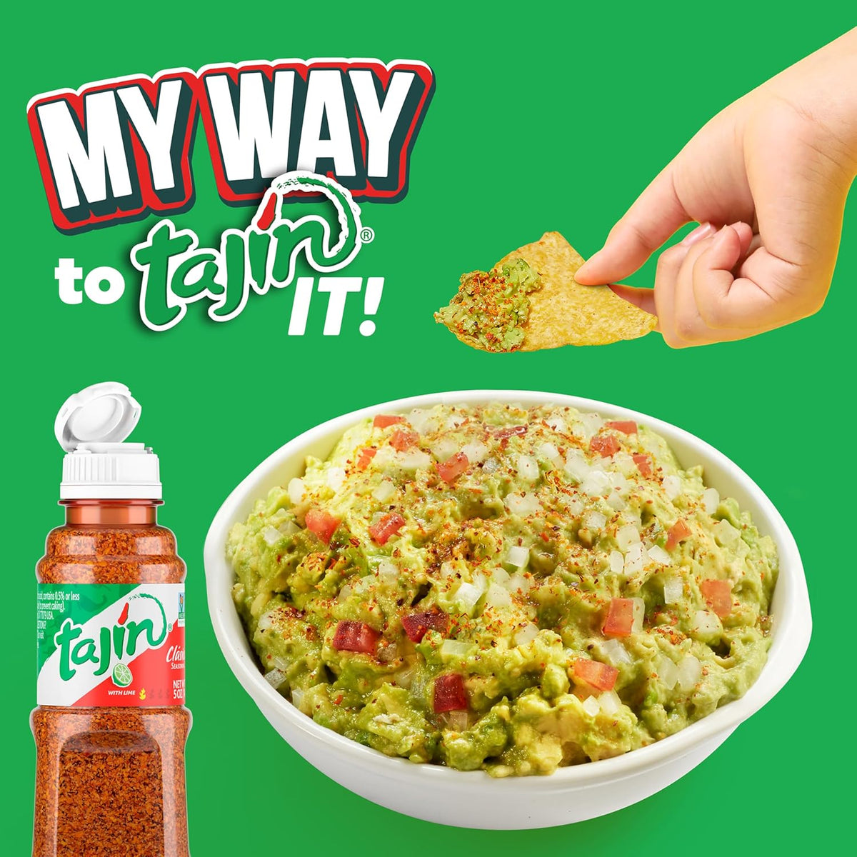 Tajín Clásico Chili Lime Seasoning – Family-Friendly Lunchbox Seasoning for School Snacks