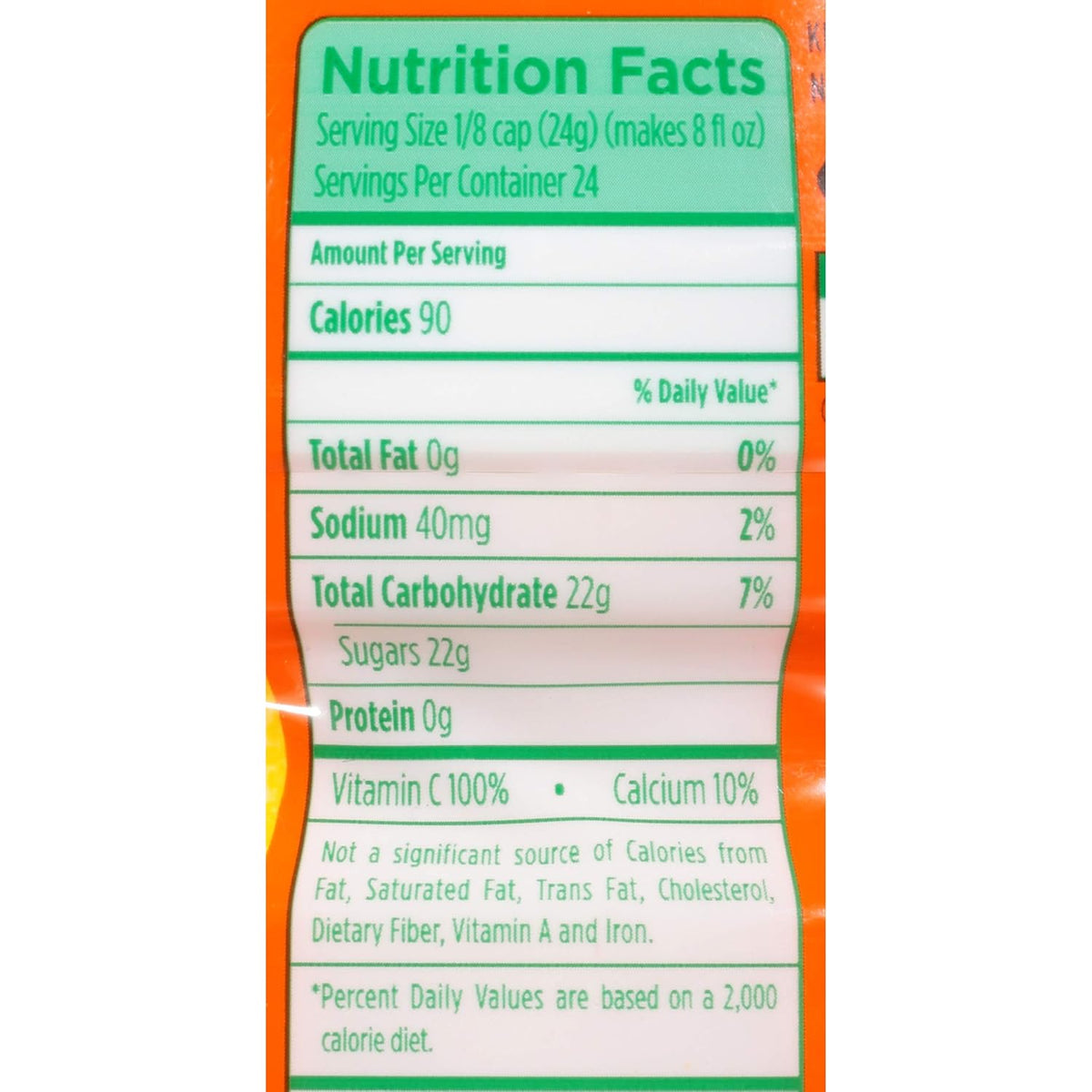 Tang Orange Drink Mix Canister – Long-Lasting Citrus Drink for Emergency Pantry and Travel Coolers