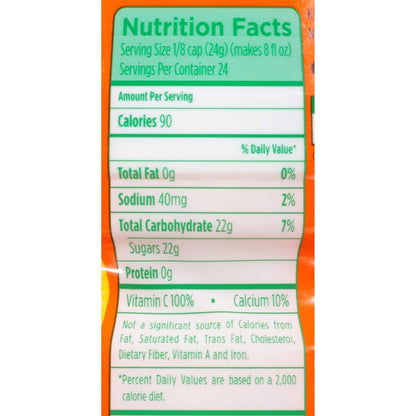 Tang Orange Drink Mix Canister – Long-Lasting Citrus Drink for Emergency Pantry and Travel Coolers