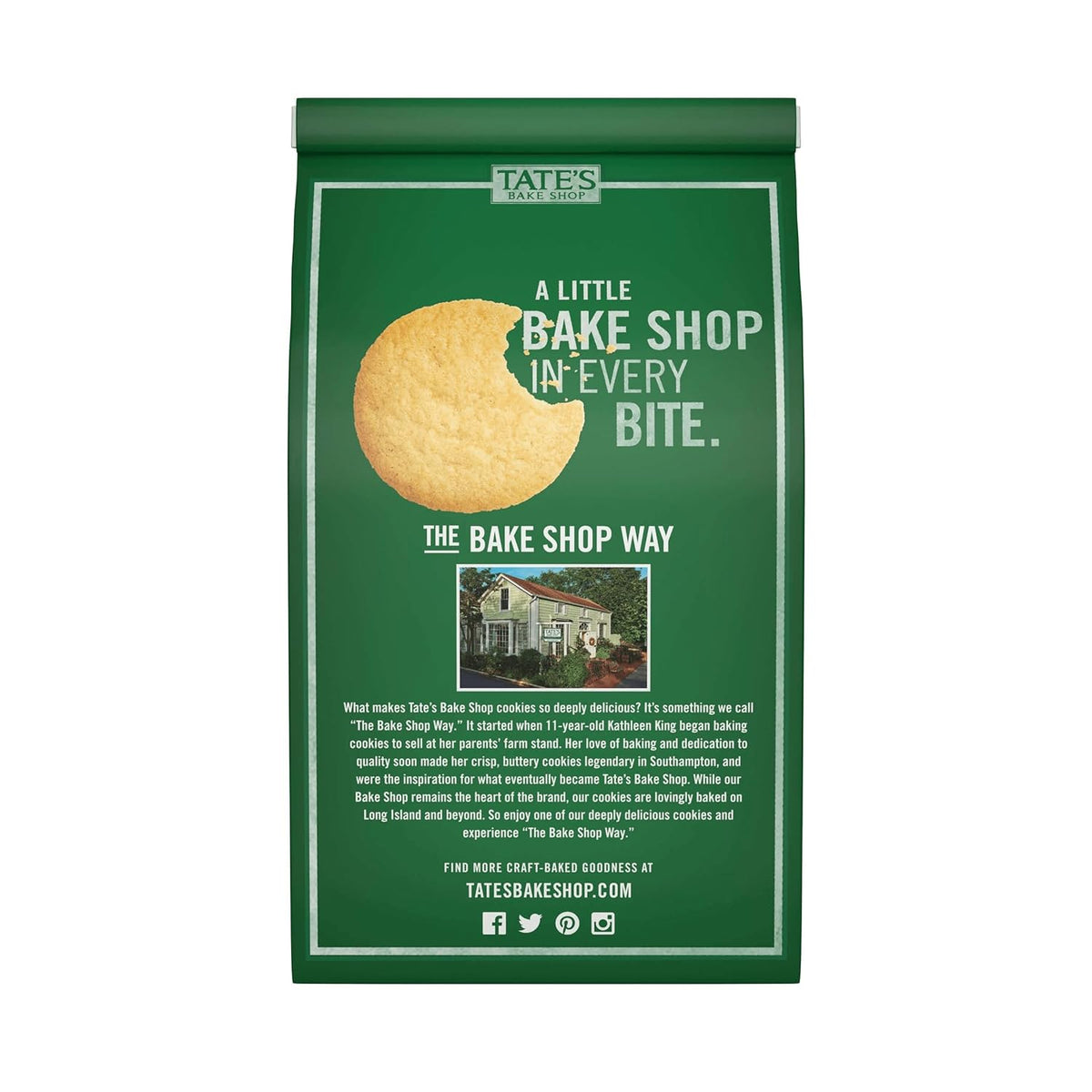 Tate's Bake Shop Gluten-Free Lemon Cookies, 7 oz – Elevated Gourmet Gift, Sophisticated Flavor for Discerning Palates
